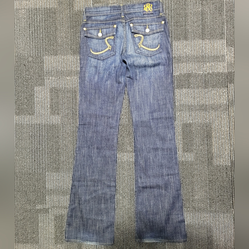 Rock & Republic Dark Blue Flare Jeans - Picture 11 of 11